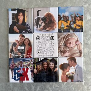 Custom Photo Magnets – 2x2 Inch Personalized Magnets (Set of 9)